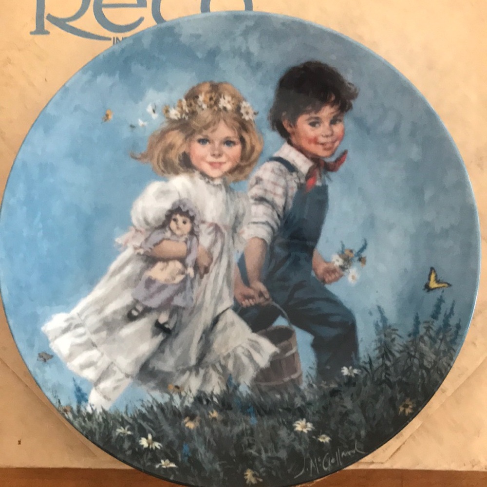“Jack and Jill” Mother Goose Collector Plate